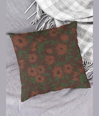 Houzzcode - Water Repellent Gray Polyester Pillow Covers 40x40x3 ( Pack of 1 )