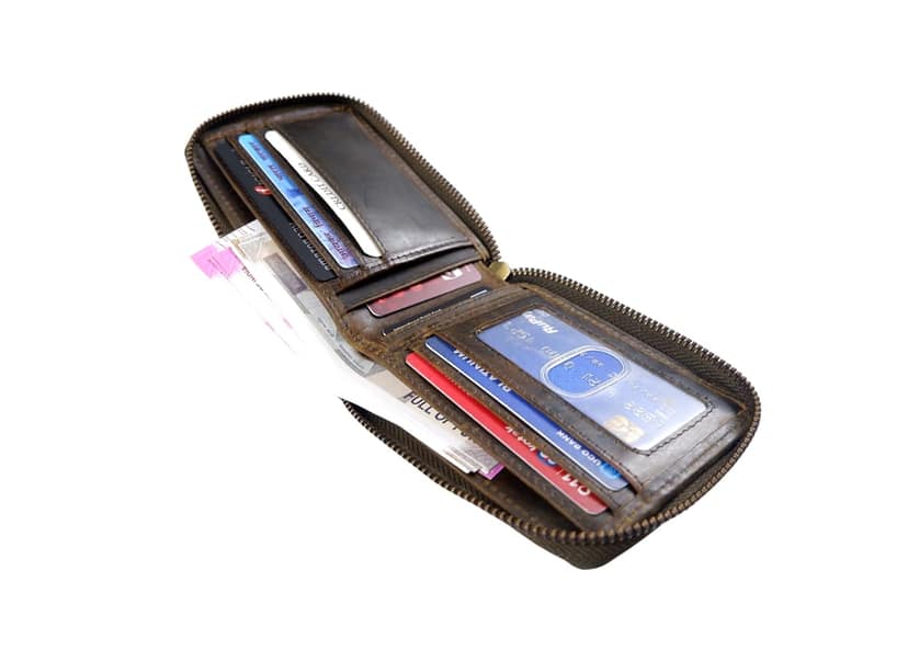 Vital King Men Travel Brown Genuine Leather RFID Wallet (12 Card Slots) view 6