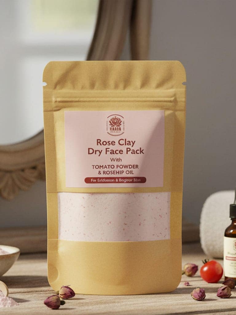 Kaaya Natural Rose Clay Dry Face Pack view 5