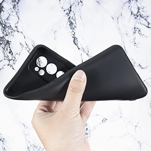 Faircost for OnePlus 9RT 5G Back Cover (Silicone | Black) view 5