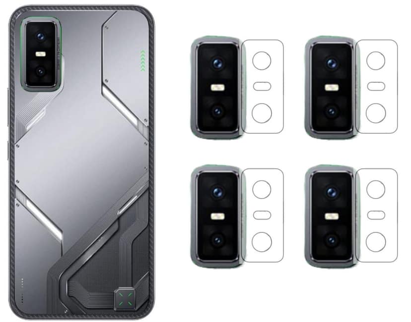ISAAK Back Camera Lens Protector compatible for Infinix GT 30 Pro (Pack of 4)