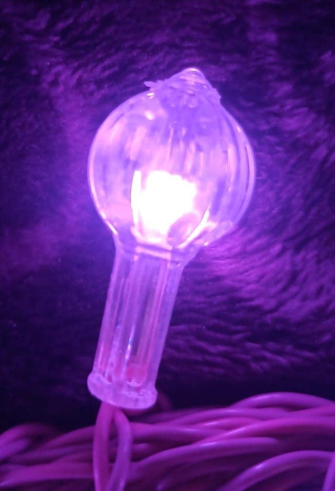 Pink LED Lighting/Rice Lights/String Lights/Fairy Lights with Constant Function, 9.3 Meter Length & 35 LED Bulbs view 3