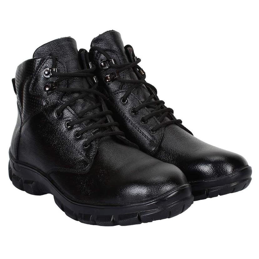 SeeandWear Steel Toe Industrial Leather Safety Shoes view 2