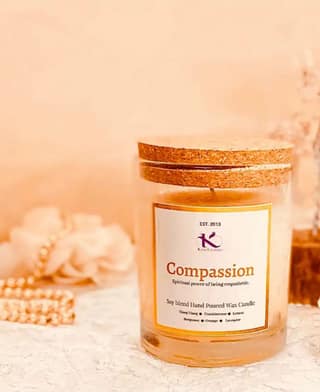 Compassion Intention Healing Soy Candle