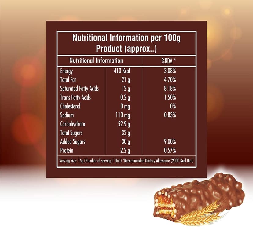 BAKEMATE Snap It Milk & Choco Caramel and Cereal Center in a Milk Choco view 4
