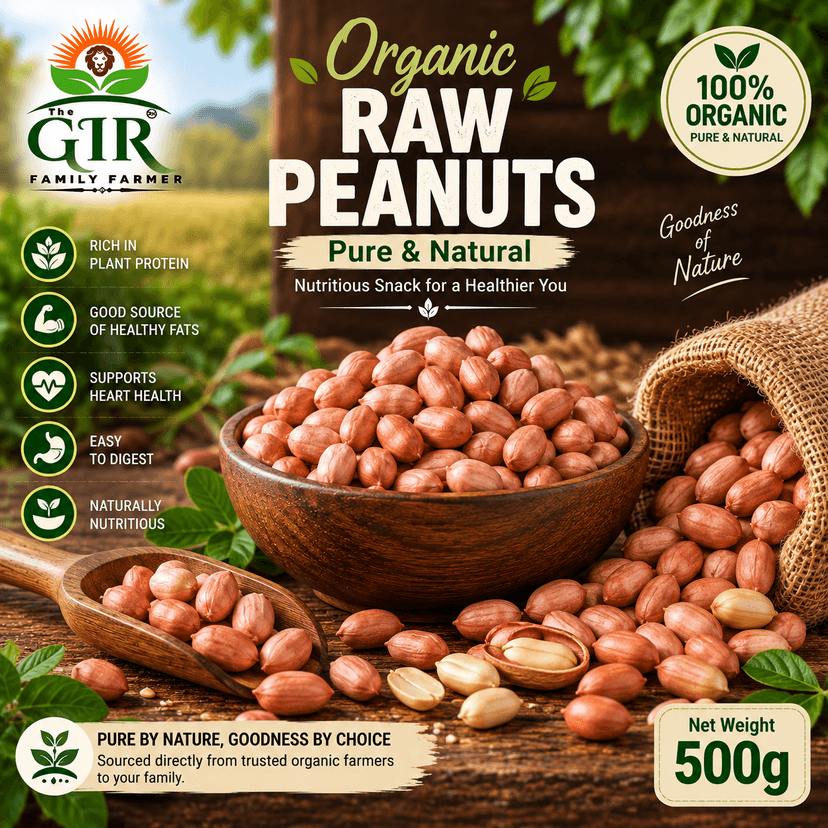 Organic Raw Groundnuts - Pure & Natural from THE GIR FARMER view 2