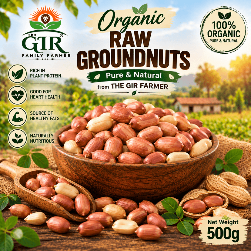 Organic Raw Groundnuts - Pure & Natural from THE GIR FARMER view 3