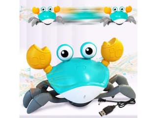Adorable Crawling Crab Toy with Interactive Sensors