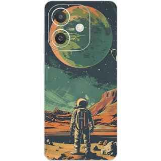 Yug Emporium Oppo A3x Space Moon (Back Cover, Multicolor)