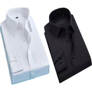 Baleshwar Men Multicolor Solid Casual Shirt (Pack of 2)