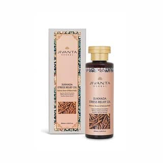 Jivanta Sukhada Stress Relief Oil Relaxing Massage Oil for Stress Relief, Muscle Relaxation 200ml