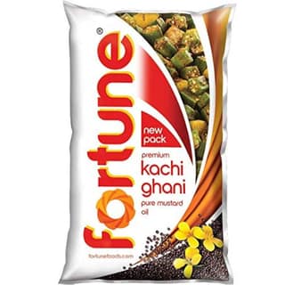 Fortune Kachi Ghani Pure Mustard Oil 1 Ltr