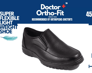 Doctor Ortho-Fit Plus Formal Shoes for Men-ORTHO-1070-BLK (Black, UK Footwear Size System, Adult, Men