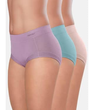 Sonari Pack of 3 Modal Solid Women's Hipster ( Multicolor ) 3151
