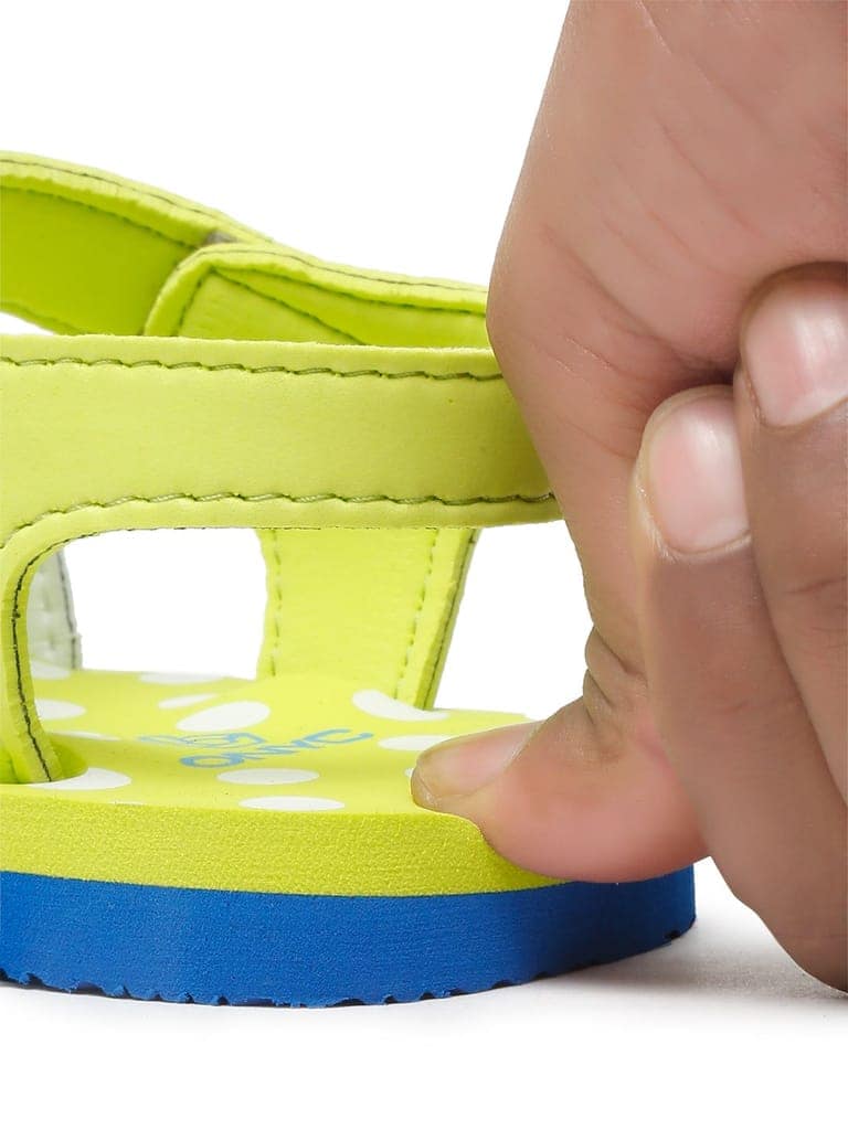 ONYC Premium Butterscotch Kids Sandals for Girls (Lime Green) view 7