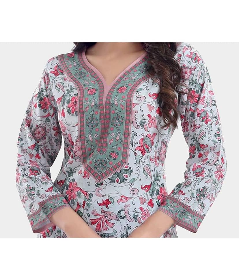 Meher Impex Women's Crepe Tunic ( Multi Color ) view 2