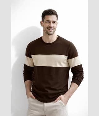 The Dry State Men Cotton Slim Fit Solid T-Shirt ( Multicolor )