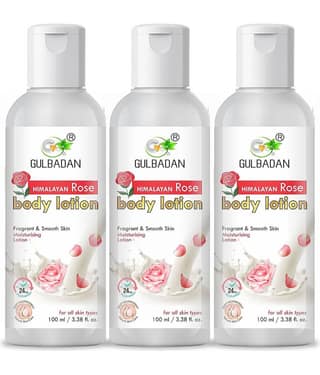 GULBADAN Daily Care Lotion For Combination Skin 300 ml ( Pack of 3 )