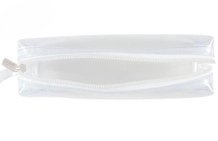 Transparent Pencil Pouch with Zipper Closure for School and Office Supplies view 4