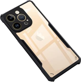 PLUGTECH Slim Shockproof Case | Matte Black Soft | Drop Protection | Precise Cutouts | Premium Mobile Cover for iPhone 14 Pro