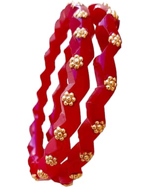Bovzen Red Bangle ( Pack of 2 )