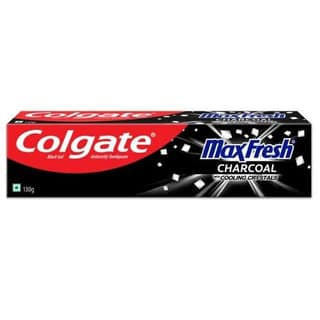 Colgate MaxFresh Charcoal Toothpaste - With Cooling Crystals, 130 gm