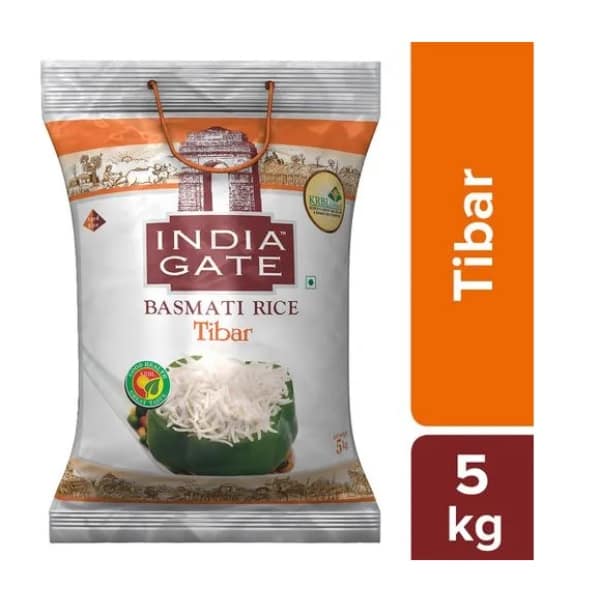 India Gate Tibar Basmati Rice 5 Kg