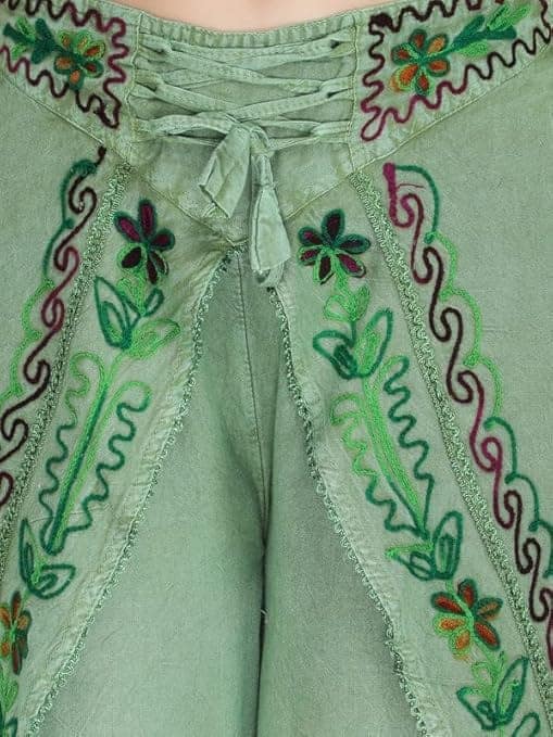 Rayon Women's Regular Fit Relaxed Yoga Fitness Dhoti Pants view 4