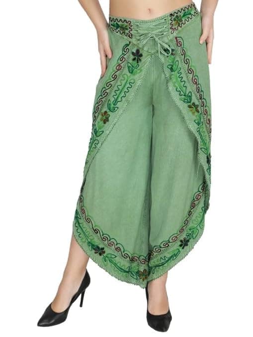 Rayon Women's Regular Fit Relaxed Yoga Fitness Dhoti Pants view 5