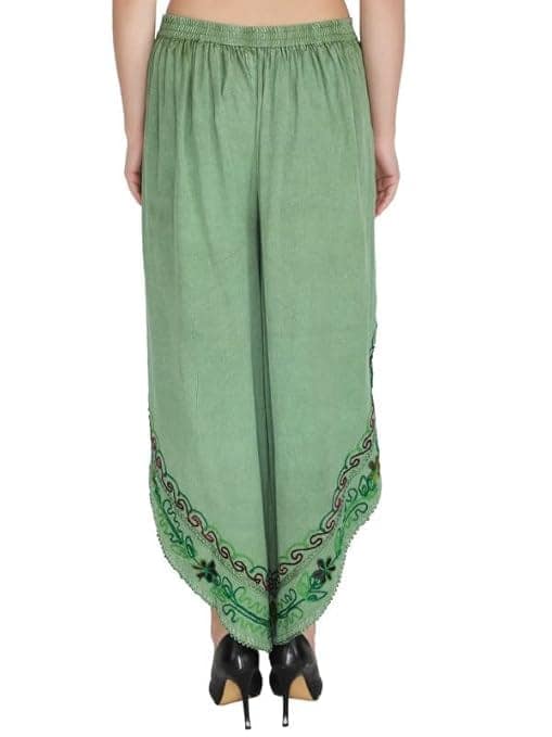Rayon Women's Regular Fit Relaxed Yoga Fitness Dhoti Pants view 6