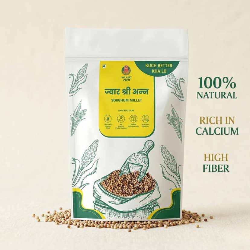 Millet Yard Jowar shreeanna 500 gram view 7