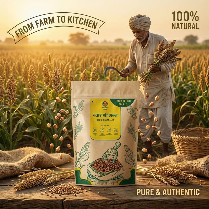Millet Yard Jowar shreeanna 500 gram view 8
