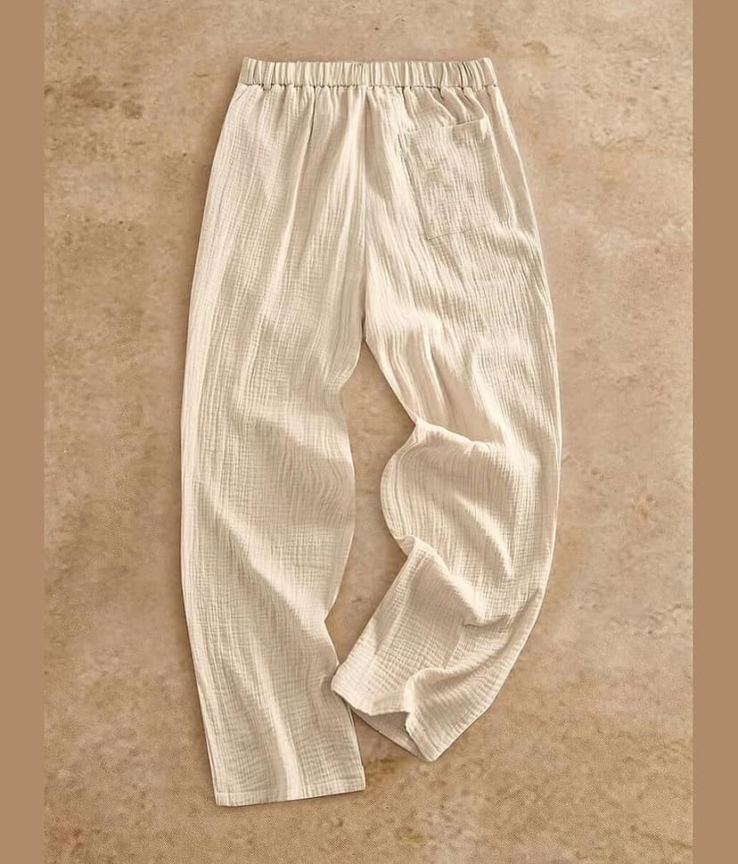 HARPITA Regular Men's Korean Pant - Off White ( Pack of 1 ) view 2