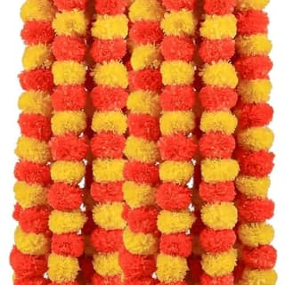 Decoration, Marigold Flowers Garlands Home Decor, Diwali Decoration Items Home Decor, Pooja Room Decorations Items