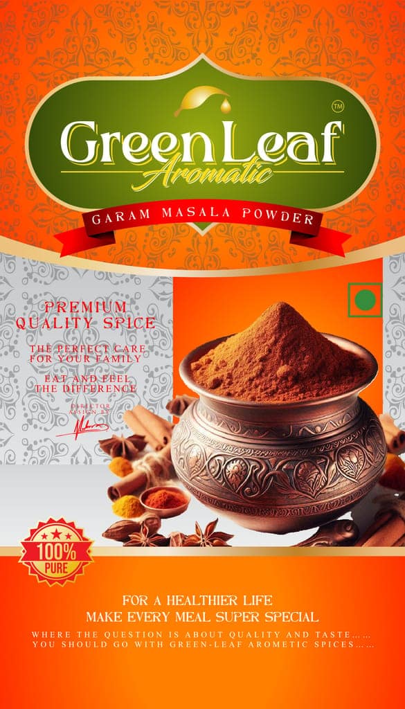 Green Leaf Aromatic Garam Masala Powder - Premium Quality 100% Pure Spice view 3