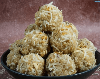 Nita Delights Dink Ladu (1kg) | Traditional Edible Gum Ladoo | Post-Pregnancy & Winter Snack