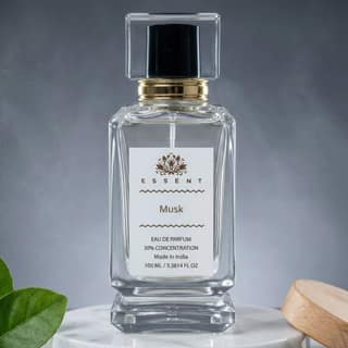 Essent Perfumes Musk Eau de Parfum (EDP) – Soft Musk Long Lasting Perfume – Unisex Fragrance