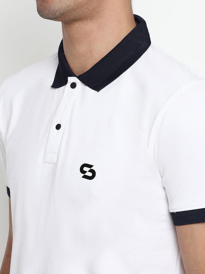 Spolei Men Athleisure T-shirt/ Bamboo Fabric/ Regular Fit/ Polo Tee view 7