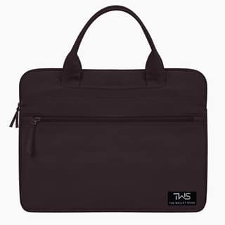 The Wallet Store EcoCarry Canvas Laptop Bag - Brown - 15 Inch