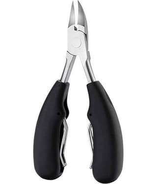THR3E STROKES Nail Clipper for Ingrown/Thick Toenails - Black