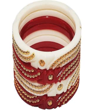 Bovzen Multicolor Bangle ( Pack of 4 )