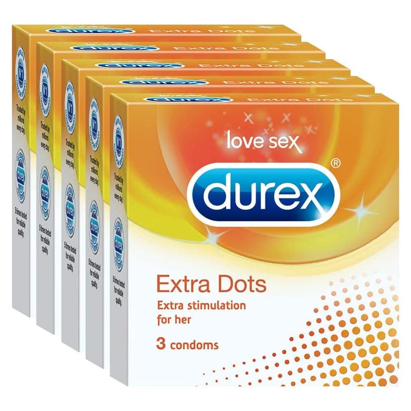 Durex Extra Dotted Condoms for Men