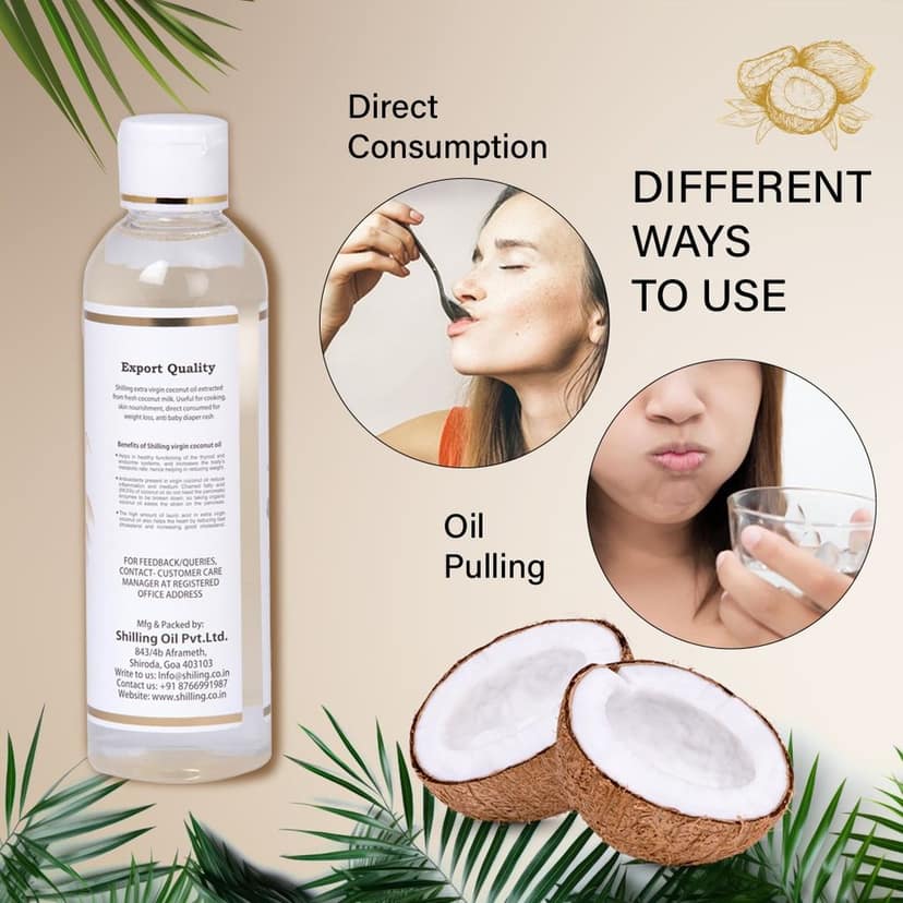 EXTRA VIRGIN COCONUT OIL (CENRIFUGE PROCESS) view 4