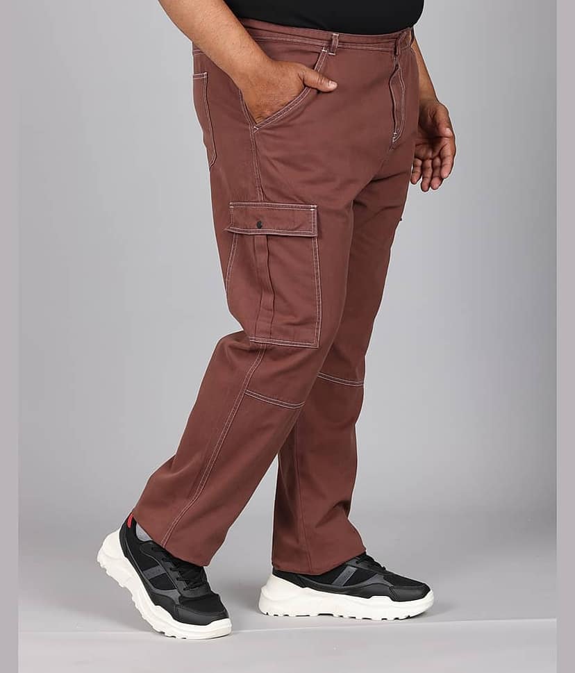 Bene Kleed Relax Men's Cargos - Brown ( Pack of 1 ) view 3