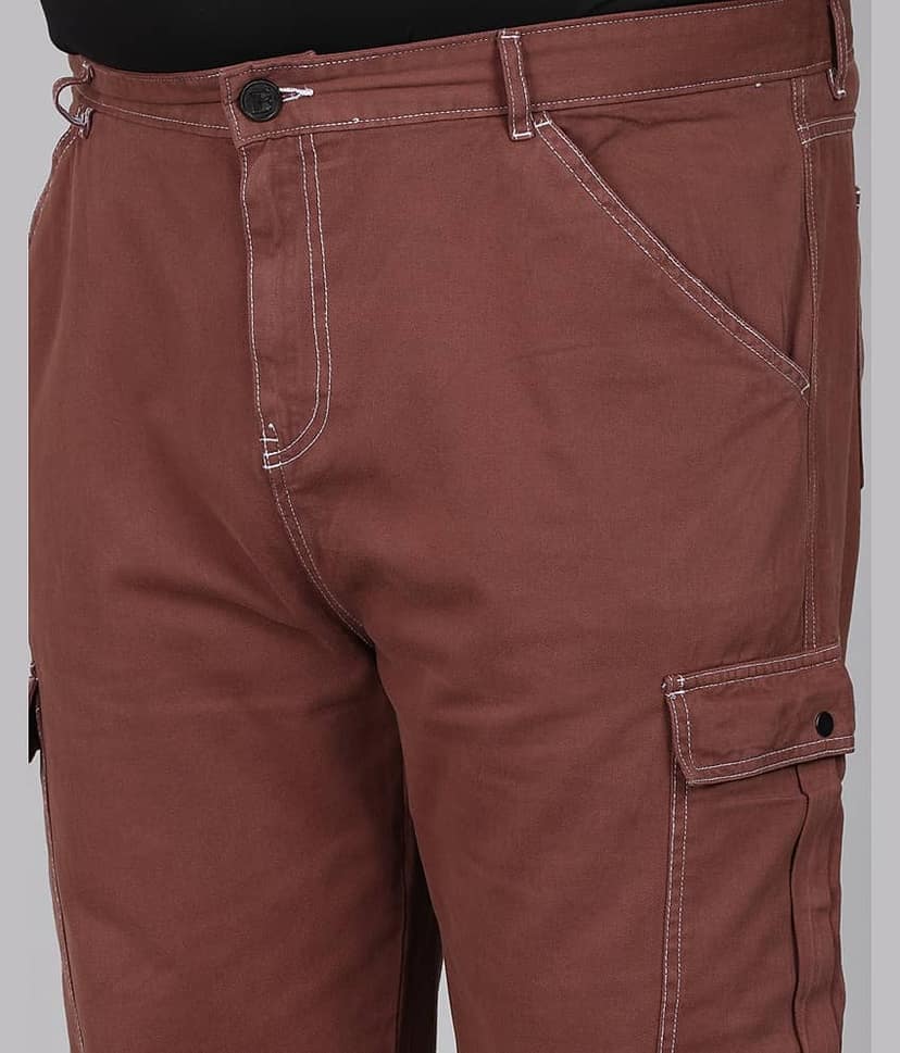 Bene Kleed Relax Men's Cargos - Brown ( Pack of 1 ) view 4