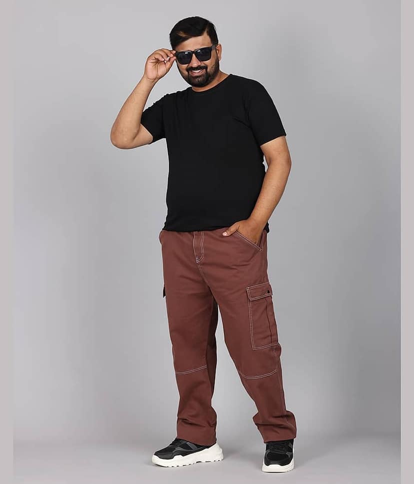 Bene Kleed Relax Men's Cargos - Brown ( Pack of 1 ) view 6
