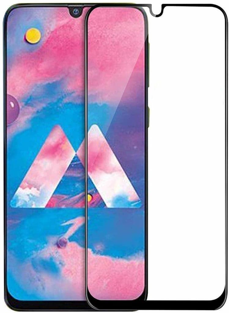 PLUGTECH Advanced Tempered Glass With Anti-Explosion 9H Hardness Edge-To-Edge Coverage Screen Guard for SAMSUNG A30