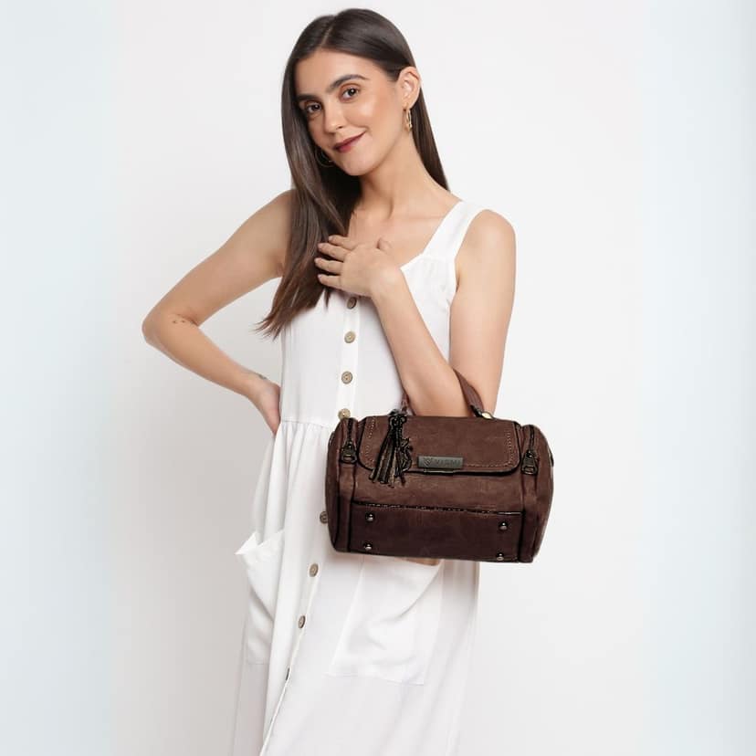 Sling Bag for Women & Girls Pu Leather Stylish Crossbody Satchel Handbag Ideal for Travel, Office Use Birthday Anniversary Gift for Wife view 2