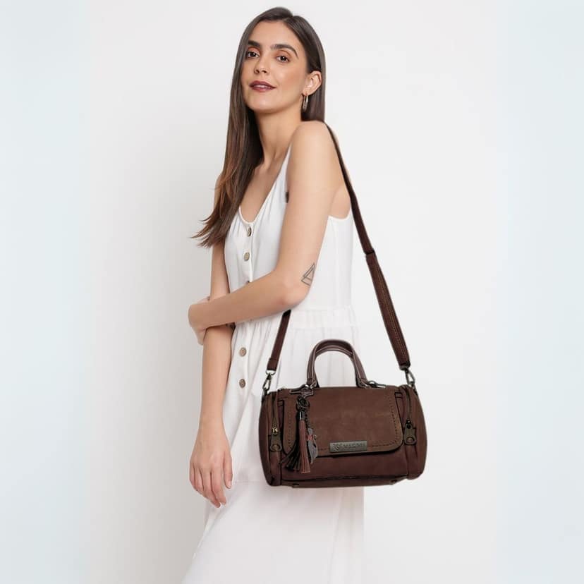 Sling Bag for Women & Girls Pu Leather Stylish Crossbody Satchel Handbag Ideal for Travel, Office Use Birthday Anniversary Gift for Wife view 3