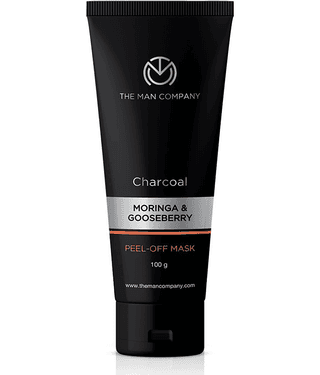 The Man Company Activated Charcoal Peel Off Mask | Remove Blackheads, Dead Skin | Face Mask For MeN | 100gm